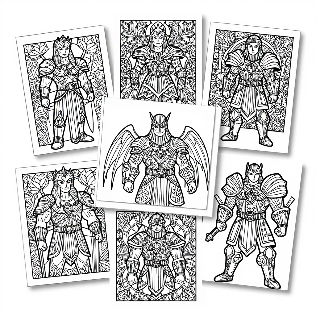 Lich Kings coloring pages collection - 30 free printable pages