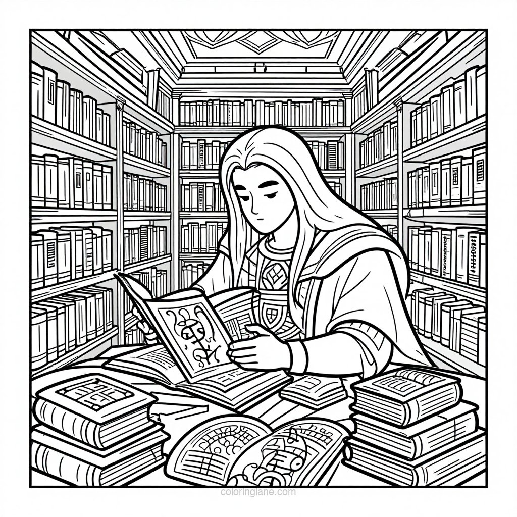 Undead Dragon Mount - free printable coloring page