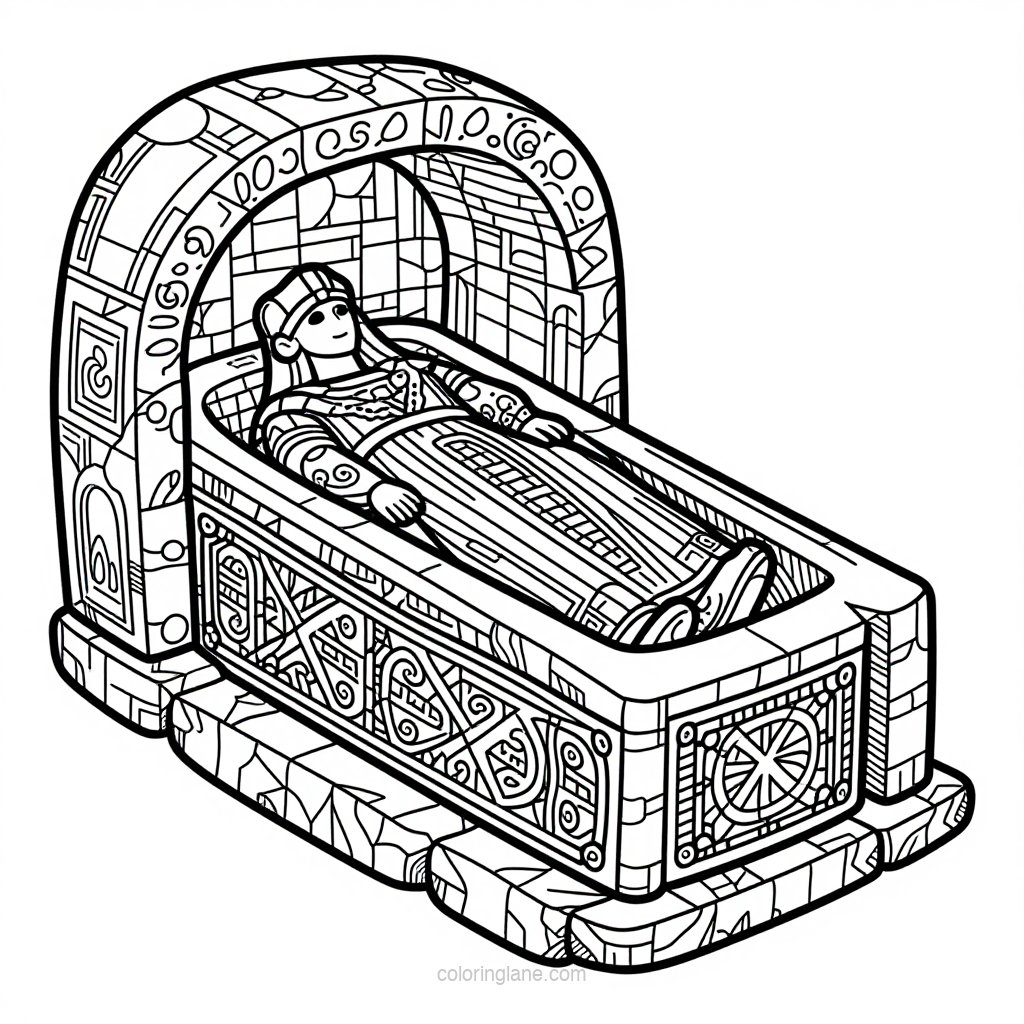 Death Knight Creation - free printable coloring page