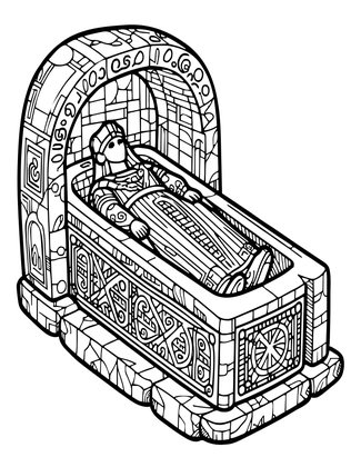 Lich Awakening - Free printable coloring page