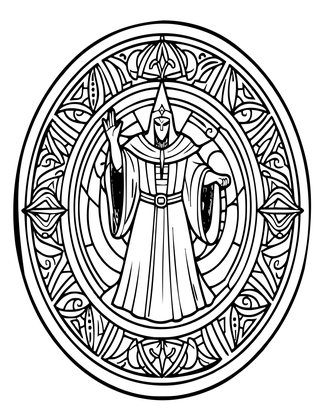 Lichdom Transformation - Free printable coloring page