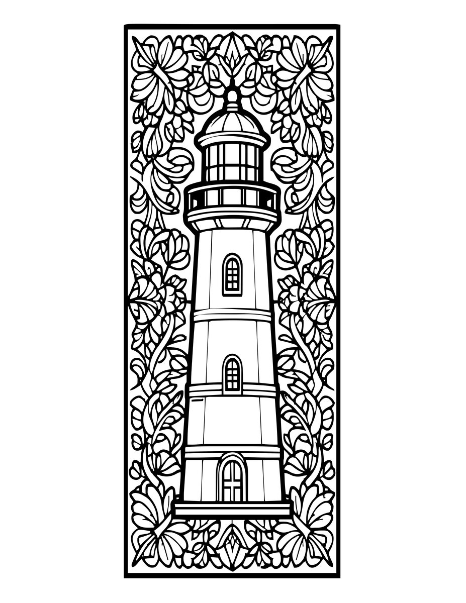 Decorative Panel - free printable coloring page