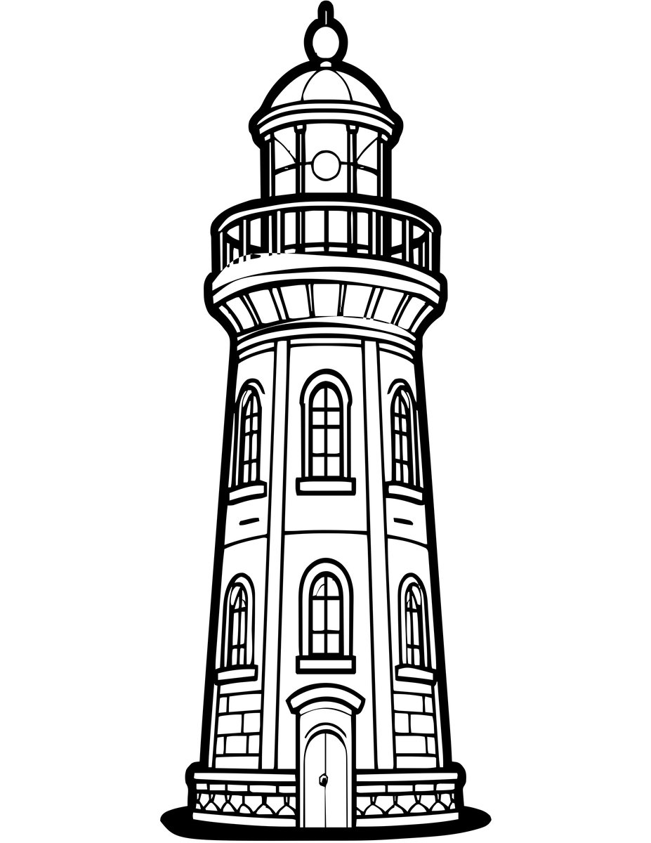 Mediterranean - free printable coloring page