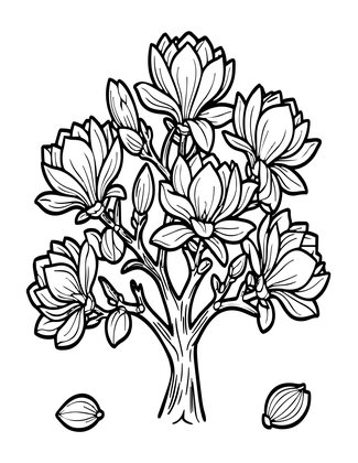 Last Bloom - Free printable coloring page
