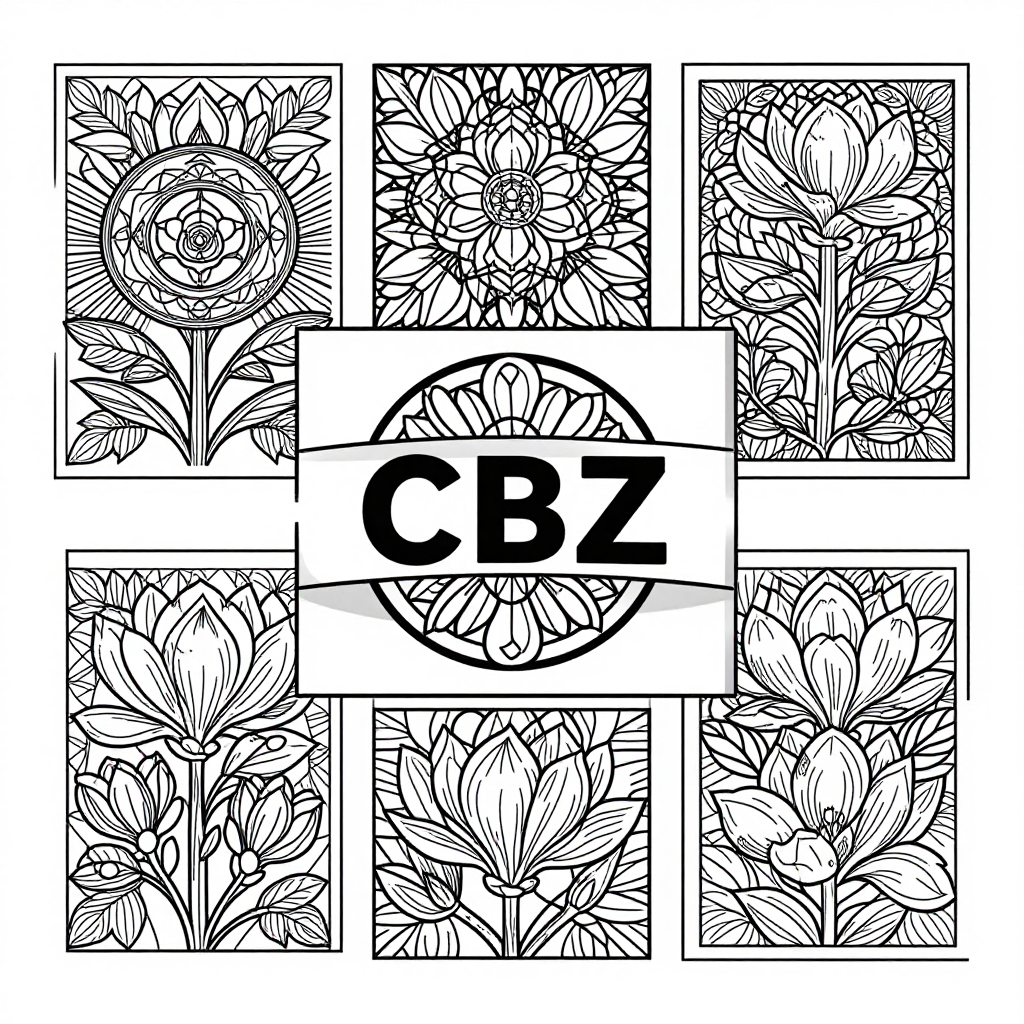 Magnolias coloring pages collection - 30 free printable pages