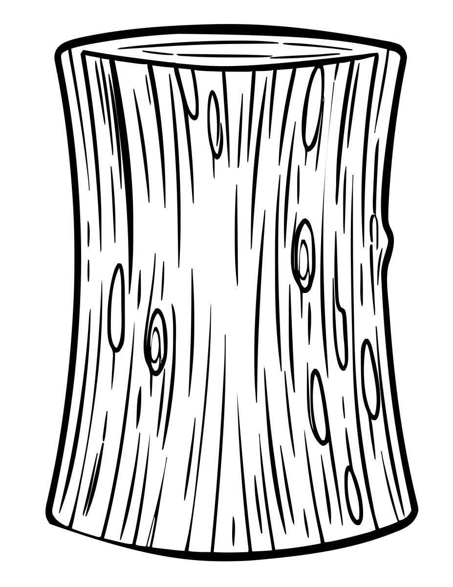 Magnolia Bark Detail - free printable coloring page