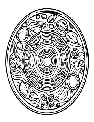 Zen Garden Mandala - Free printable coloring page