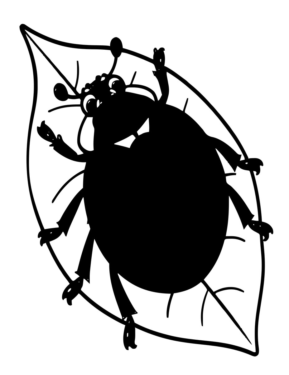Ladybird Beetle - free printable coloring page