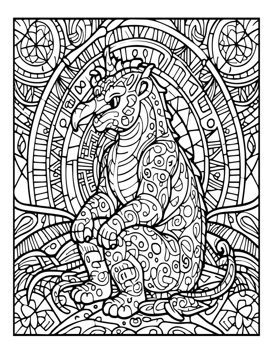 Minotaur Young - free printable coloring page