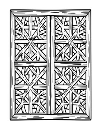 Moucharaby Screen - Free printable coloring page