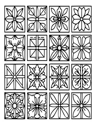 Garden Path - Free printable coloring page