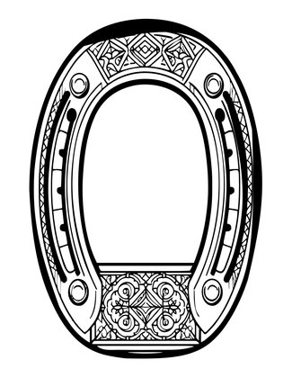 Arch and Tile - Free printable coloring page
