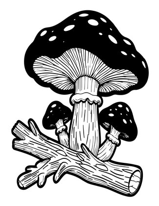 Witches Butter - Free printable coloring page