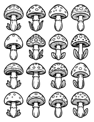 Illustrated Chart - Free printable coloring page