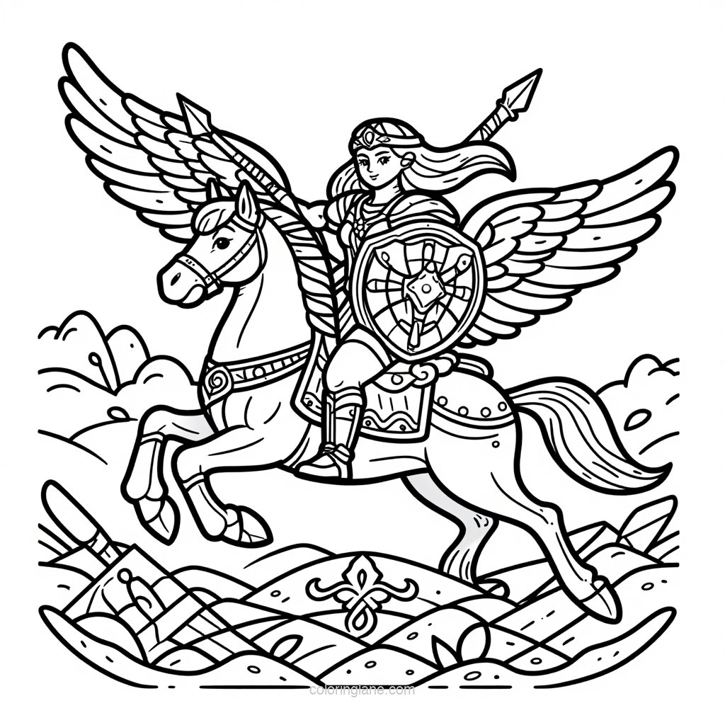 Werewolf - free printable coloring page