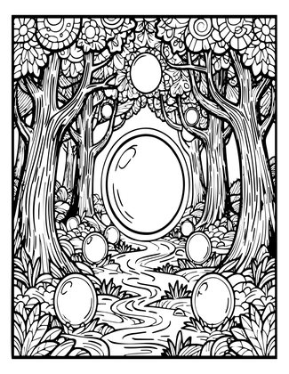 Will-o'-the-Wisp - Free printable coloring page