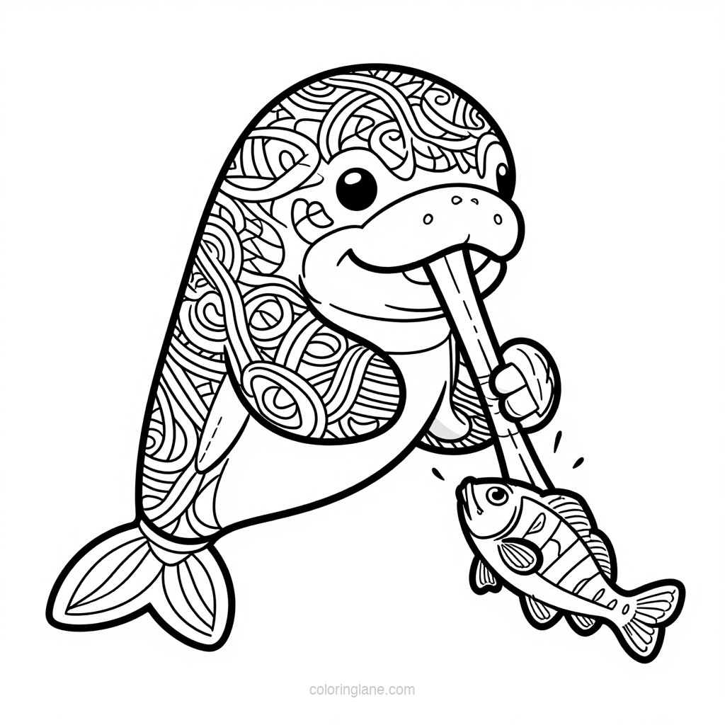 Kelp Forest - free printable coloring page