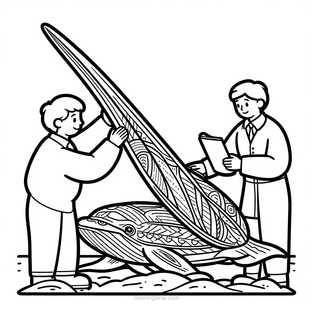 Group Surfacing - free printable coloring page