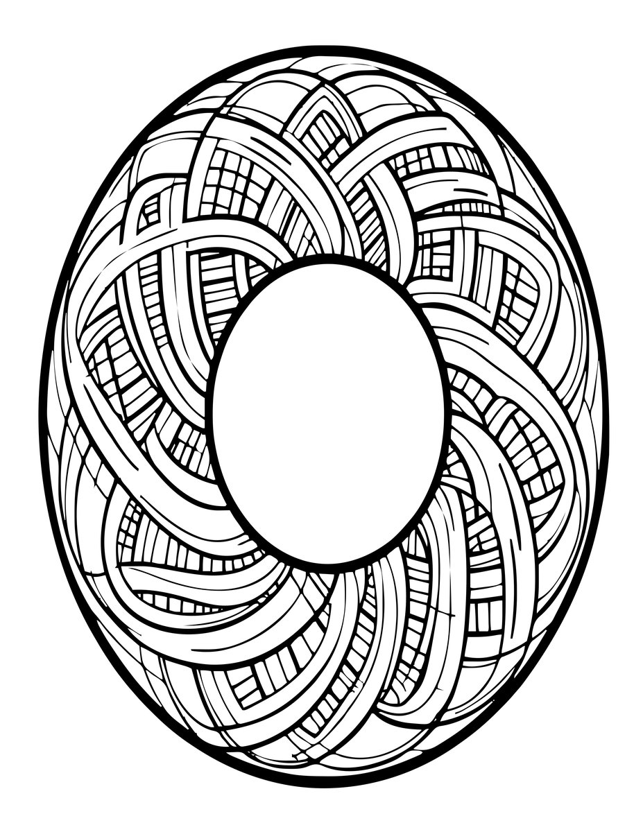 Spiral Pattern - free printable coloring page
