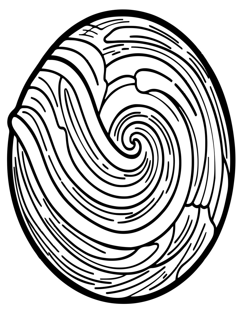 Tusk Detail - free printable coloring page