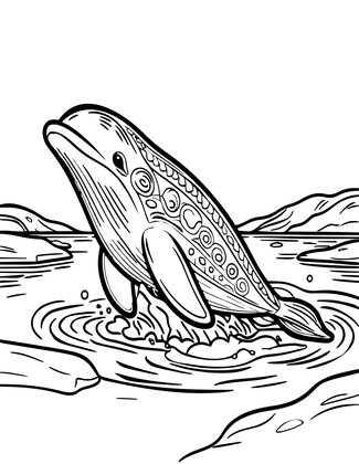 Arctic Breach - Free printable coloring page
