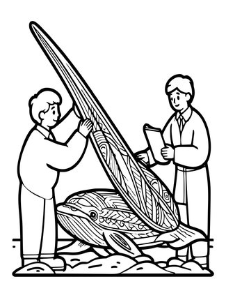 Tusk Measurement - Free printable coloring page