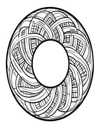 Spiral Pattern - Free printable coloring page