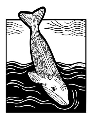 Deep Dive - Free printable coloring page