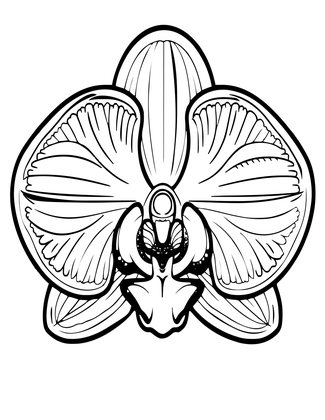 Ophrys Insect Orchid - Free printable coloring page