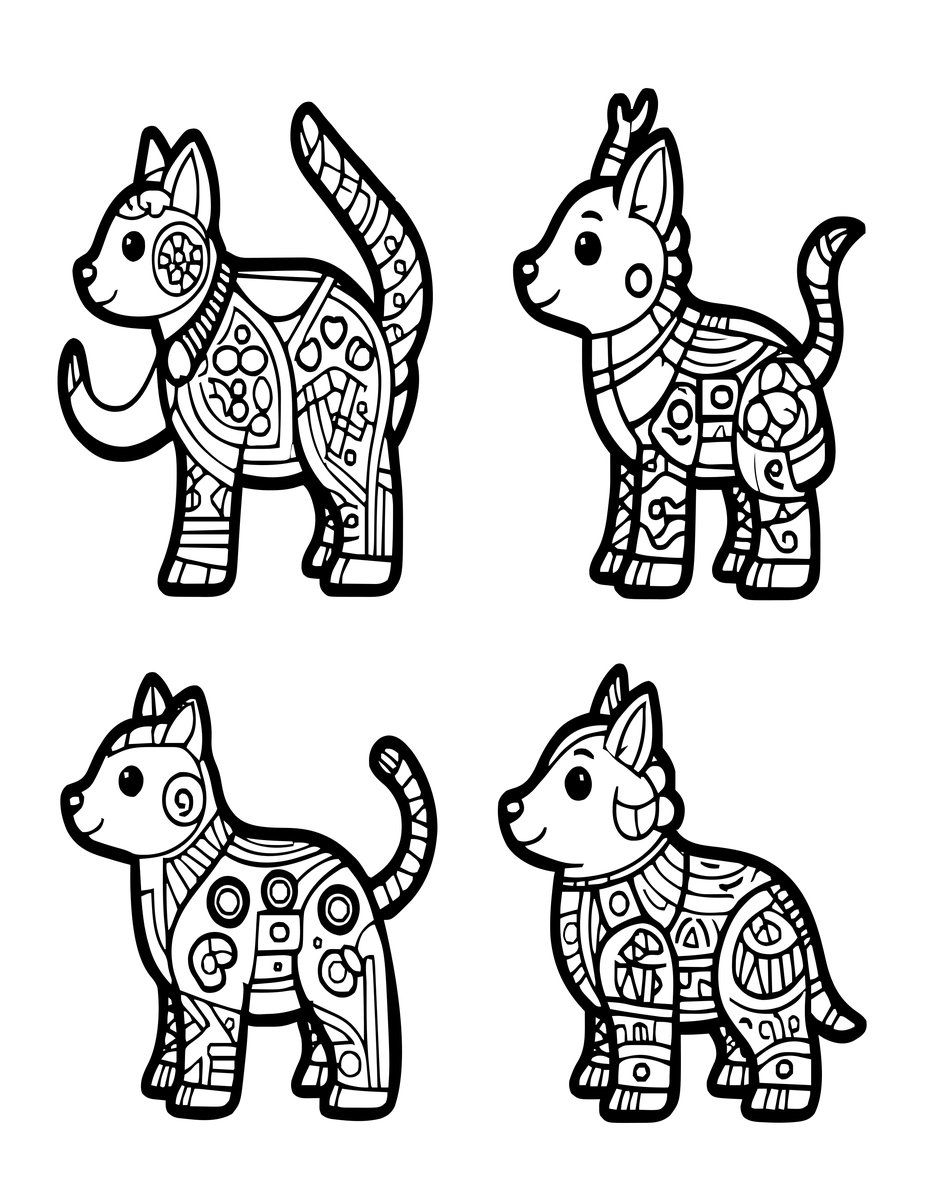 Origami Step-by-Step - free printable coloring page
