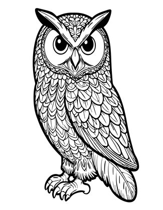Feather Detail - Free printable coloring page