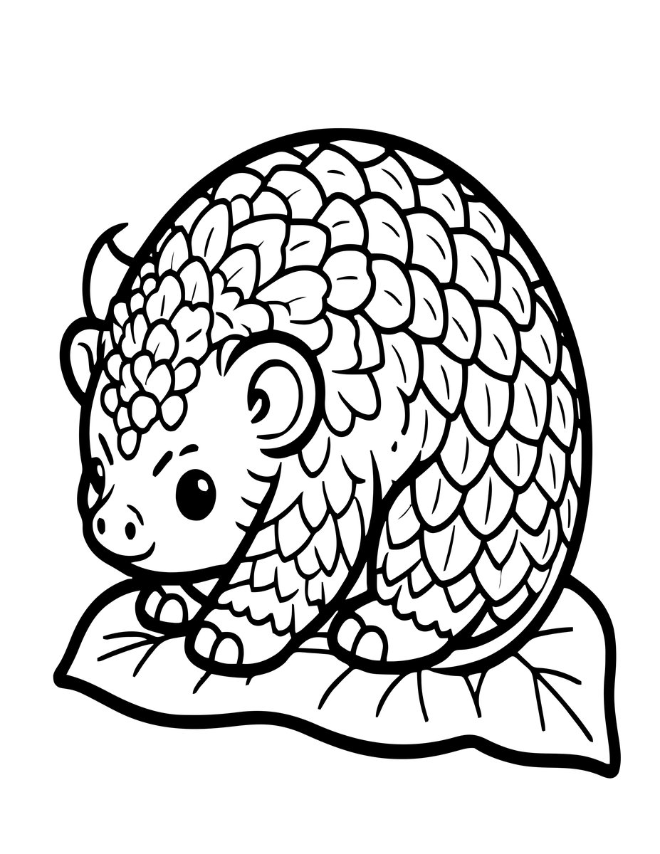 Baby Close-Up - free printable coloring page