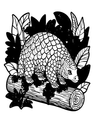 Asian Species - Free printable coloring page