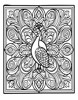 Ceramic Tile Style - Free printable coloring page