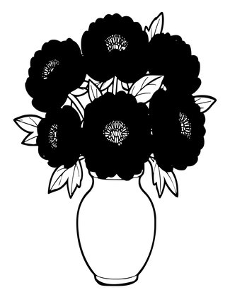 Coral Peony - Free printable coloring page