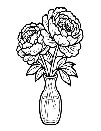 Single Stem - Free printable coloring page