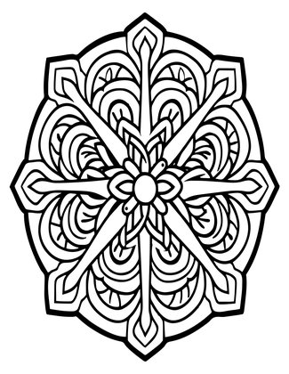Carpet Detail Corner - Free printable coloring page