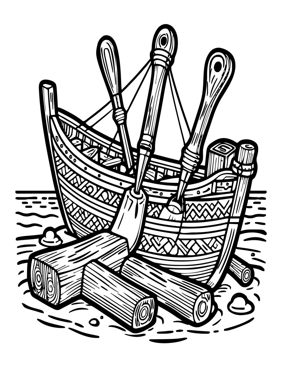 Shipwright Tools - free printable coloring page
