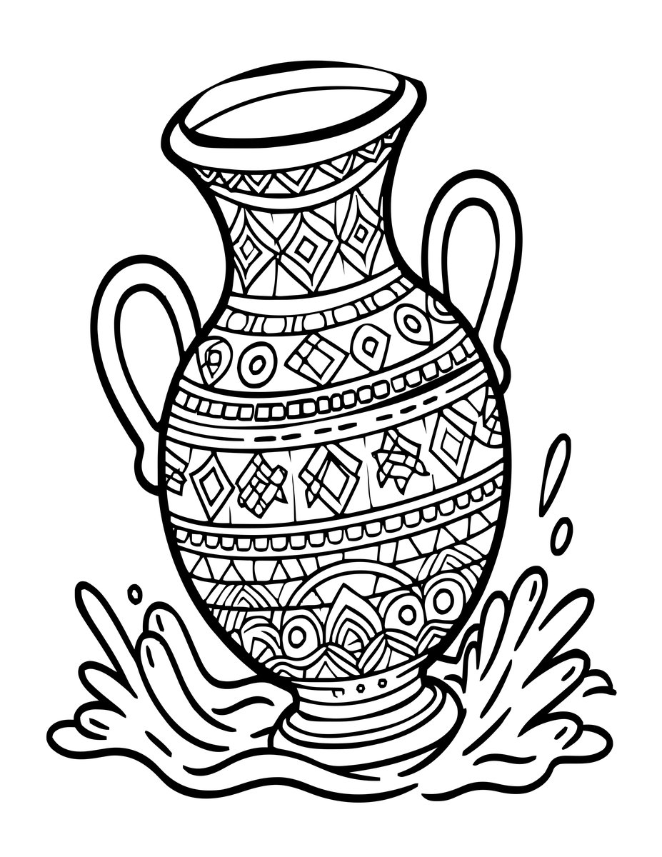 Ship in Storm - free printable coloring page