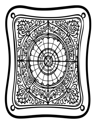 Sailor and Map - Free printable coloring page