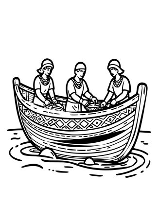 Ship Building - Free printable coloring page