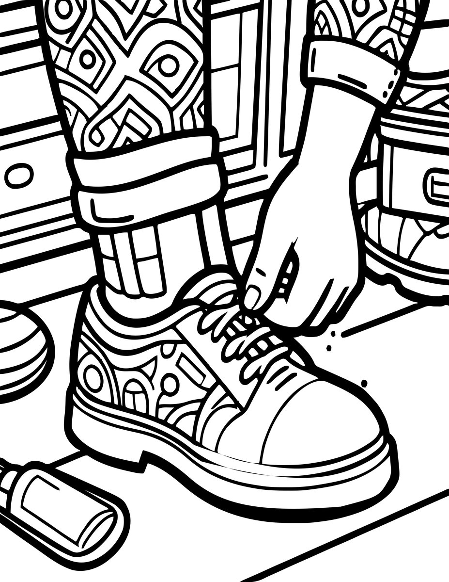 Brownie Cobbler - free printable coloring page