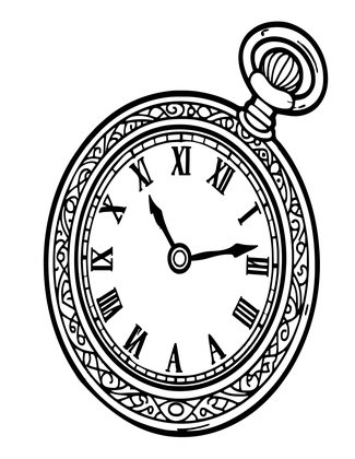 Verge Fusee Watch - Free printable coloring page