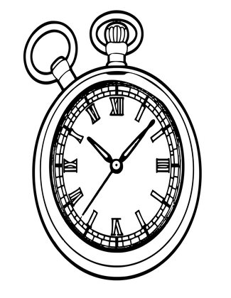 Railway Watch - Free printable coloring page