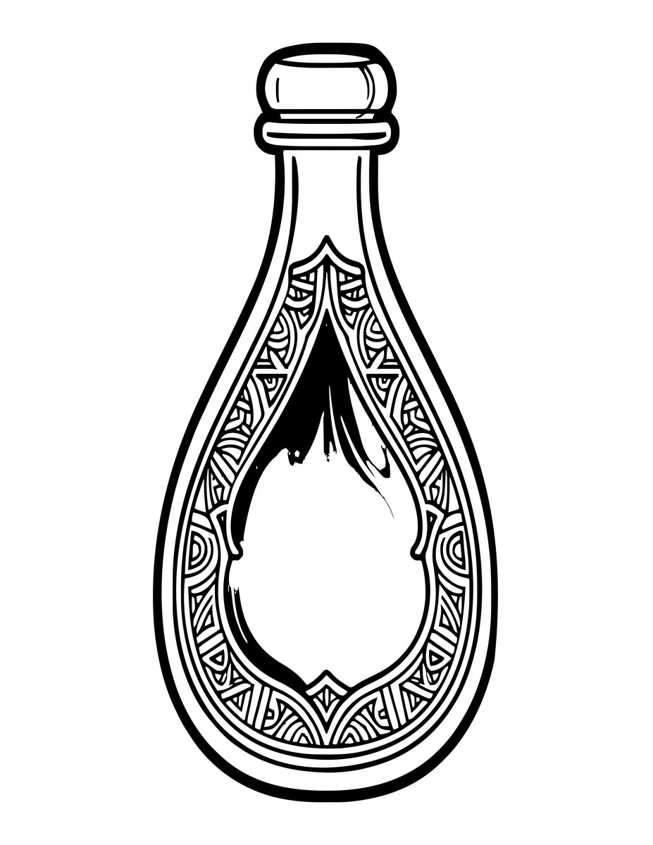 Youth Elixir - free printable coloring page