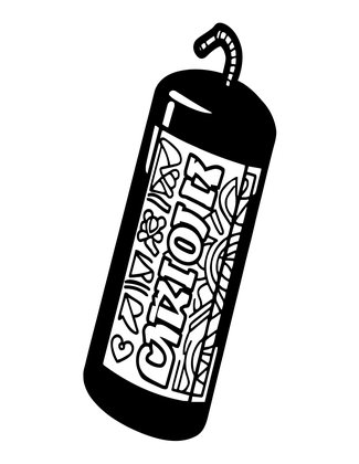 Explosive Vial - Free printable coloring page