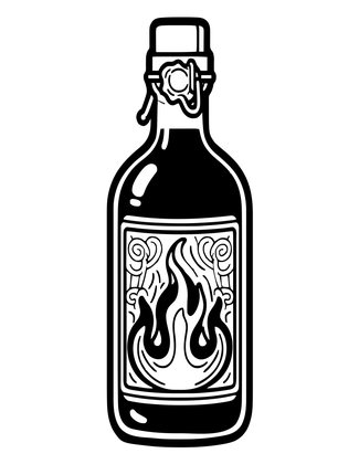 Fire Resistance - Free printable coloring page