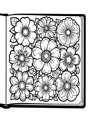 Collection Album - Free printable coloring page