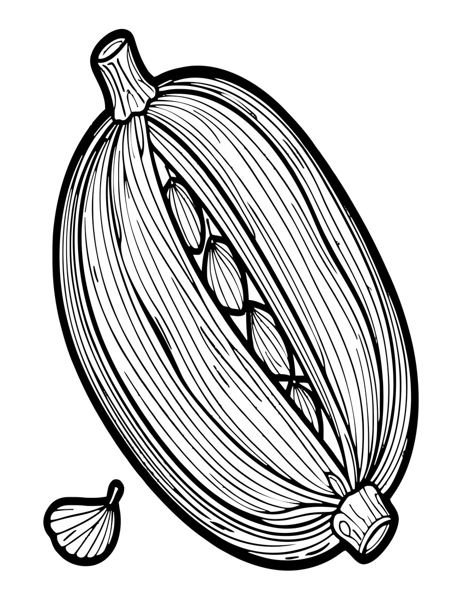 Banksia Pod - free printable coloring page