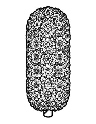 Banksia Cone - Free printable coloring page